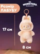 Детская мягкая игрушка сюрприз Лабубу Labubu Energy Series плюшевая, брелок для ключей сумки рюкзака для детей и взрослых 17 см - изображение 8