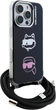 Панель Karl Lagerfeld IML Crossbody Karl&Choupette Head для iPhone 16 Pro Max Black (3666339461898) - зображення 3