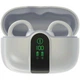 Бездротові навушники TWS Blackview AirBuds 15 з LED-дисплеєм та вбудованим мікрофоном Frost White (6931548325963) - зображення 1