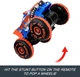 Машинка Хот Вілс 1:15 Монстр Трак Тигрова Акула на Пульті Monster Trucks RC Tiger Shark Hot Wheels JFR39 - зображення 6