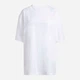 Футболка хлопковая оверсайз длинная женская Adidas Originals Ess Lin Tee Os KD1446 M White (4068821345942) - изображение 6