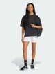 Футболка хлопковая оверсайз длинная женская Adidas Originals Ess Lin Tee Os KD1448 S Black (4068821582279) - изображение 3