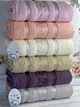 Набор махровых полотенец Cestepe MicroCotton Premium Diana 50х90 см лицевые 6 шт. - изображение 3