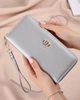 Кошелек No brand 469 женский серебристый - изображение 8