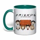 Чашка з друком "Friends (Друзі)" №5 (колір темно-зелений) (37284) - зображення 1