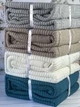 Вязаный плед 220 на 240 см Romeo Home изумрудный - изображение 7