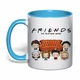 Чашка з друком "Friends (Друзі)" №5 (колір блакитний) (37282) - зображення 1