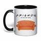 Чашка з друком "Friends (Друзі)" №2 (колір чорний) (37149) - зображення 1