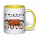 Чашка з друком "Friends (Друзі)" №5 (колір жовтий) (37290) - зображення 2