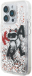 Etui Karl Lagerfeld Liquid Glitter Choupette Logo do iPhone 16 Pro Transparent (3666339464226) - obraz 2