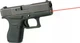 Цілевказівник лазерний LaserMax для Glock43 червоний - зображення 1