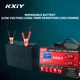 Зарядний пристрій для акумуляторів Kxiy 12V/24V, Розумний автоматичний зарядний пристрій з LCD-дисплеєм, імпульсним відновленням, захистом від перезаряджання, універсально сумісний з усіма видами акумуляторів, 6-400Ah для різних транспортних засобів. - изображение 3