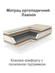 Ортопедический матрас «Лавиния» 700*1900 на независимых пружинах - изображение 2