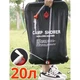 Походный туристический душ 20л 50°C CAMP SHOWER 41x60 см, кемпинговый душ с шнуром и крюком для подверса - зображення 4