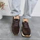 Женские кроссовки ITstyle замшевые Коричневые 38 (50643) - изображение 9