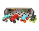Игрушечный набор машинок 4в1 Мини Траки Technok Toys 9567 пластик 12 см разноцветный - изображение 2