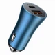 Зарядний пристрій для авто 40W з кабелем Lightning 1м швидка зарядка для iPhone та iPad - зображення 3