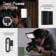 Накамерный видеосвет LED PT-F260B 26W 2600LM для видеографов и фотографов с регулируемой яркостью и цветовой температурой - изображение 7