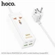 Сетевой фильтр Hoco AC10A мощный зарядное устройство с USB Type-C для дома и офиса 2500 Вт 1.5 м - изображение 6
