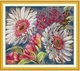 Набор для вышивания по нанесённой на канву схеме “Watercolor Sunflower”. AIDA 14CT printed , 44*38см. - изображение 1