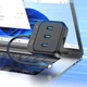 USB Ethernet адаптер 4 в 1 Type-C к USB 3.0 и RJ45 для подключения к сети и расширения портов черный - изображение 6