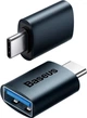Мини OTG адаптер USB 3.1 на Type-C Baseus Ingenuity Series для смартфонов и планшетов скорость передачи 10 Гбит/с - изображение 1