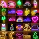 Ночной светильник Neon Sign облако LED для спальни детской комнаты уютный ночник для создания атмосферы - изображение 7