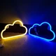 Ночной светильник Neon Sign облако LED для спальни детской комнаты уютный ночник для создания атмосферы - изображение 8