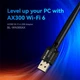 USB WiFi адаптер LB-Link BL-WN300AX для ноутбуків та ПК висока швидкість підключення до 300 Мбітс - зображення 5