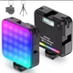 Накамерный видеосвет LED RGB W64 для фото и видео съемки с регулировкой температуры 2500K-9000K 800 люксов - изображение 4