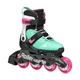 Ролики дитячі Rollerblade Microblade XT Black Sea Green 28-32 - зображення 5