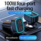 Зарядний пристрій для автомобіля 75W з двома USB-A та двома USB-C швидка зарядка для смартфонів та планшетів - зображення 7