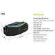 Портативна Bluetooth-колонка Hopestar H90 Gray - зображення 3