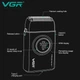 Профессиональная электробритва VGR Shaver V-378 с титановыми сетками Шейвер аккумуляторный - изображение 8