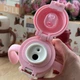 Термос - поильник с ручками для напитков 350 мл Jam Bear Diller, розовый - изображение 5