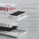 Клавіатура Ajazz AKP815 Huano Red Switch White (AKP815-R-WBO) ( білий, синій ) 17941 - зображення 8