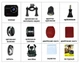 Компактна Екшн action камера VIRAN mini V8 з дисплеєм Wi-Fi p2p крепления Захист IP66 - зображення 7