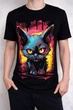 Футболка Demonic Cat M чорна - зображення 2
