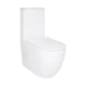 Унитаз напольный Qtap Robin New Ultra Quiet безободковый с сиденьем Soft-close WHITE QT13226083AW - изображение 1