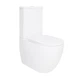 Унитаз-компакт Qtap Robin Ultra Quiet безободковый с сиденьем Soft-close QT13226089AW - изображение 1