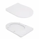 Унитаз-компакт Qtap Robin Ultra Quiet безободковый с сиденьем Soft-close QT13226089AW - изображение 8