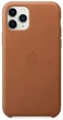 Чохол накладка шкіряний Leather Case для Apple Iphone 11 Pro Max (6.5") Saddle Brown - зображення 1