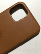 Чохол накладка шкіряний Leather Case для Apple Iphone 11 Pro Max (6.5") Saddle Brown - зображення 3