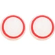 Накладки на стіки Thumb Grips 4-pack для PS4/PS5/Xbox White Red [153104] - зображення 2