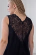 Изысканный комплект с кружевом батал Кч1220Н Черный, 3XL - изображение 2