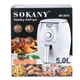 Аерогриль-фритюрниця SOKANY SK-3010 на 5 літрів, білий - изображение 3