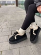 Угги замшевые зимние UGG на меху короткие черные 37 5262-1A - изображение 3
