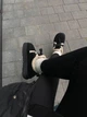 Угги замшевые зимние UGG на меху короткие черные 37 5262-1A - изображение 10
