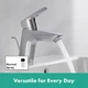 Змішувач HANSGROHE Logis 70 для умивальника з донним клапаном Push-Open (71070000) - зображення 3