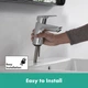Змішувач HANSGROHE Logis 70 для умивальника з донним клапаном Push-Open (71070000) - зображення 5